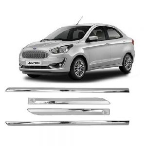 Door Side Beading For Figo Aspire - Silver